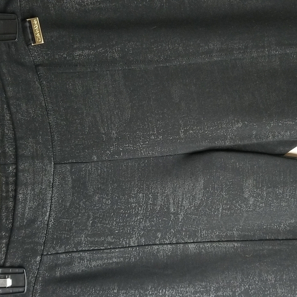 Calvin Klein womens power stretch pants graphite print - Picture 3 of 8